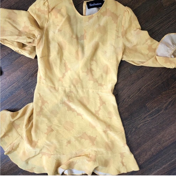 Realisation Par Mary Jane dress in Sunflower Size L - Picture 3 of 4